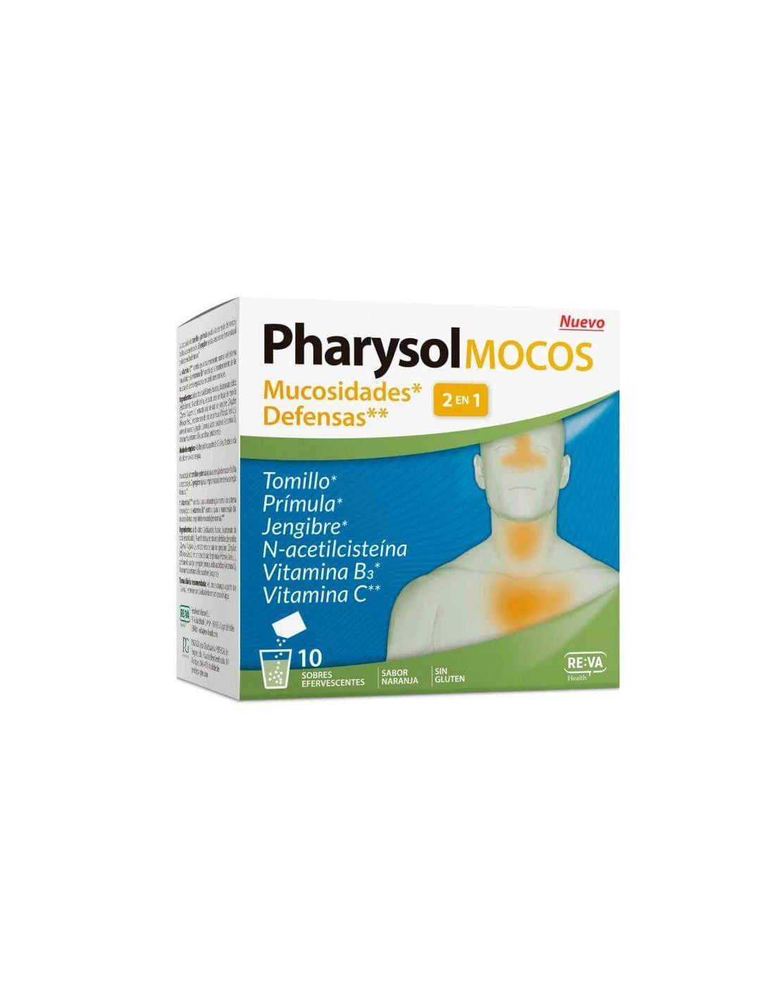 PHARYSOL MOCOS 10 SOBRES EFERVESCENTES SABOR NARANJA 3 PHARYSOL MOCOS 10 SOBRES EFERVESCENTES SABOR NARANJA