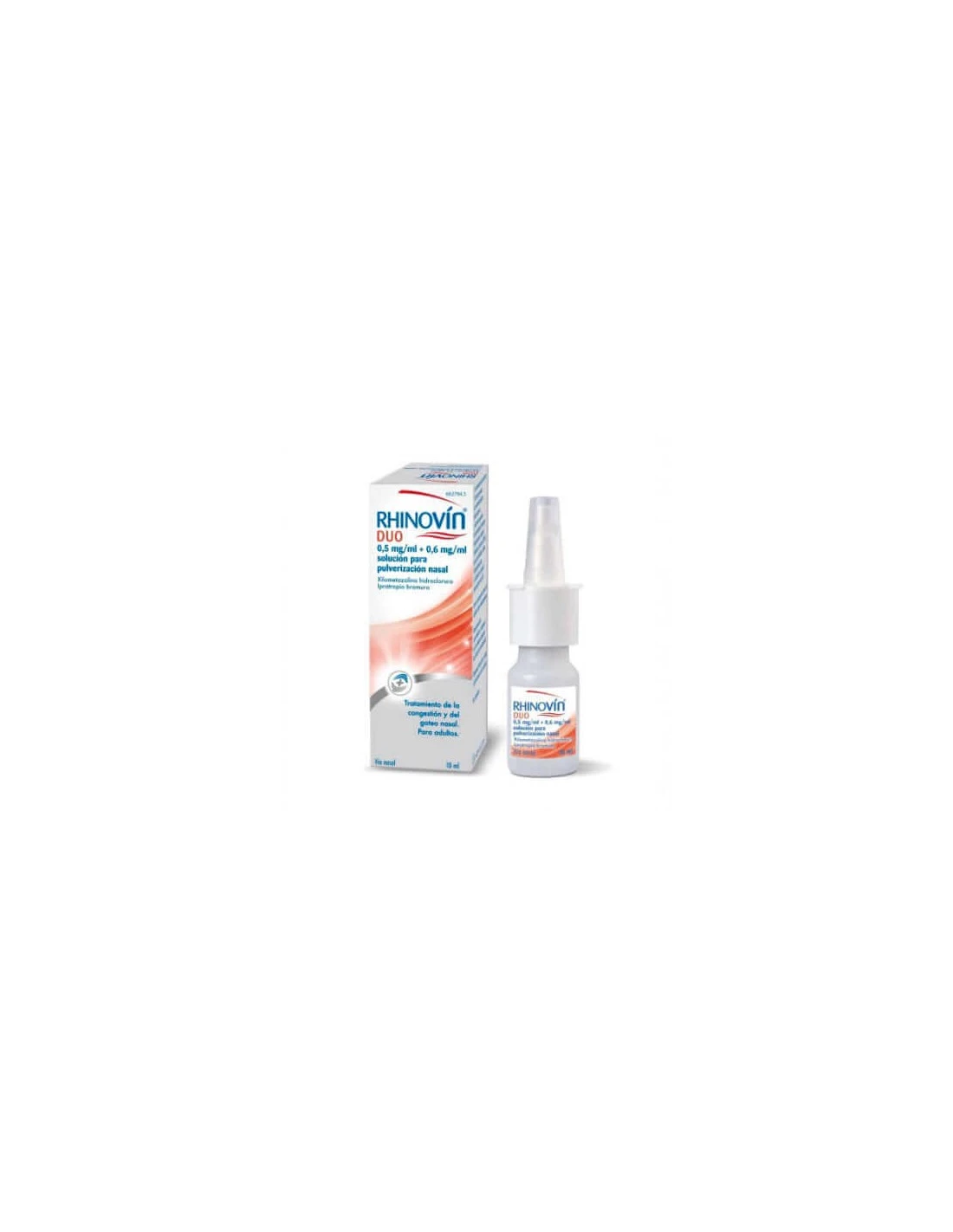 RHINOVIN DUO 0,5 Mg/ml + 0,6 Mg/ml SOLUCION PARA PULVERIZACION NASAL 1 FRASCO 10 Ml 3 RHINOVIN DUO 0,5 Mg/ml + 0,6 Mg/ml SOLUCION PARA PULVERIZACION NASAL 1 FRASCO 10 Ml