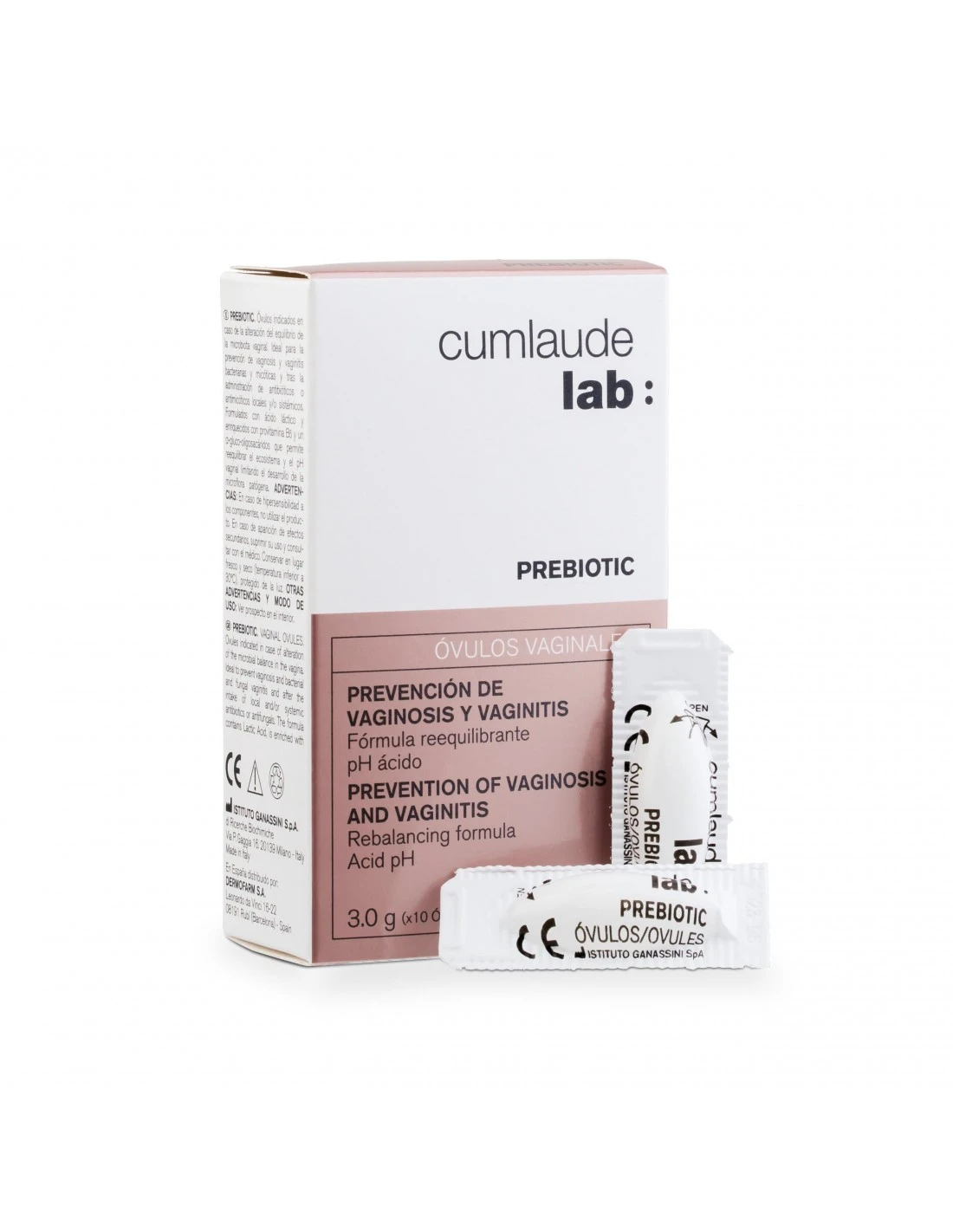 CUMLAUDE LAB PREBIOTIC 10 OVULOS VAGINALES 3 CUMLAUDE LAB PREBIOTIC 10 OVULOS VAGINALES