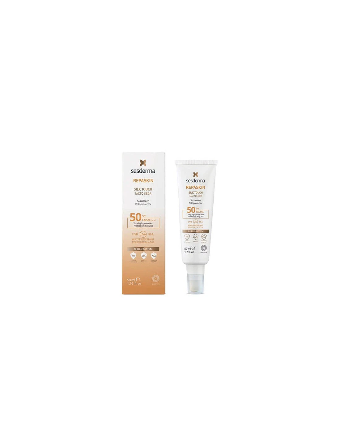 SESDERMA REPASKIN TACTO SEDA SPF50 FACIAL 50 ML 3 SESDERMA REPASKIN TACTO SEDA SPF50 FACIAL 50 ML