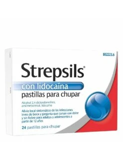 STREPSILS CON LIDOCAINA PASTILLAS PARA CHUPAR