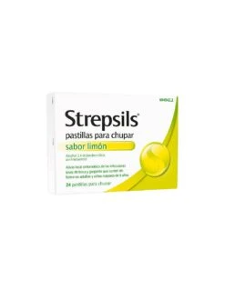 STREPSILS 24 PASTILLAS PARA CHUPAR (SABOR LIMON)