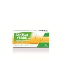 TANTUM VERDE 3 Mg PASTILLAS PARA CHUPAR SABOR LIMON
