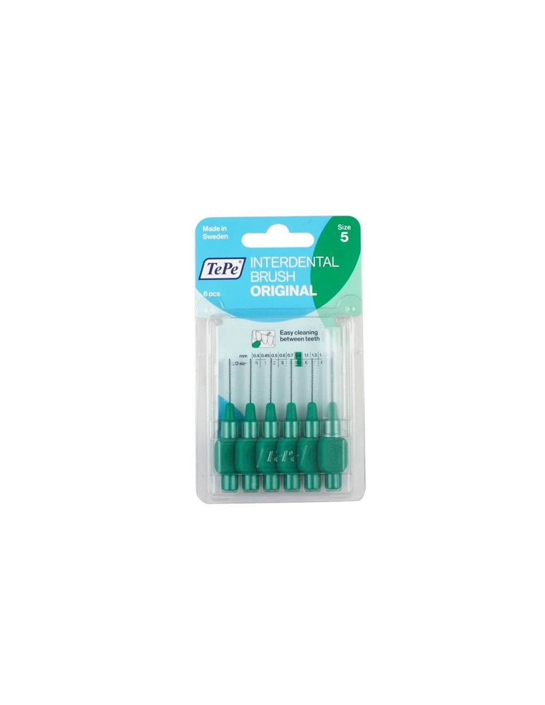 TEPE CEPILLO INTERDENTAL 0,8 SIZE 5 VERDE 3 TEPE CEPILLO INTERDENTAL 0,8 SIZE 5 VERDE