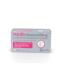 VARILIV DIOSMINA 500 Mg 60 COMPRIMIDOS RECUBIERTOS