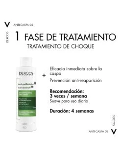 VICHY DERCOS CHAMPU ANTICASPA CABELLO NORMAL A GRASO 390 ML + ECO REFILL 500 ML 15 VICHY DERCOS CHAMPU ANTICASPA CABELLO NORMAL A GRASO 390 ML + ECO REFILL 500 ML -Suavinex Ventas vichy dercos champu anticaspa y anti picor cabello graso pack doble 4