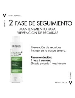 VICHY DERCOS CHAMPU ANTICASPA CABELLO NORMAL A GRASO 390 ML + ECO REFILL 500 ML 16 VICHY DERCOS CHAMPU ANTICASPA CABELLO NORMAL A GRASO 390 ML + ECO REFILL 500 ML -Suavinex Ventas vichy dercos champu anticaspa y anti picor cabello graso pack doble 5
