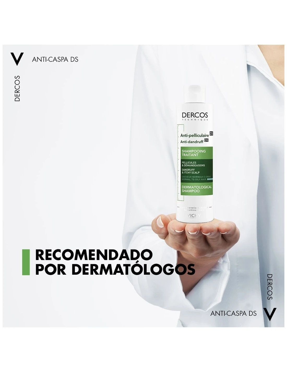 VICHY DERCOS CHAMPU ANTICASPA CABELLO NORMAL A GRASO 390 ML + ECO REFILL 500 ML 10 VICHY DERCOS CHAMPU ANTICASPA CABELLO NORMAL A GRASO 390 ML + ECO REFILL 500 ML - Imagen 8