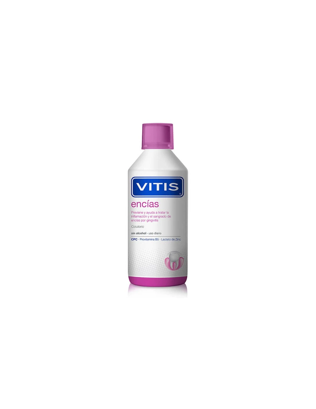 VITIS ENCIAS COLUTORIO SIN ALCOHOL 500ML 3 VITIS ENCIAS COLUTORIO SIN ALCOHOL 500ML